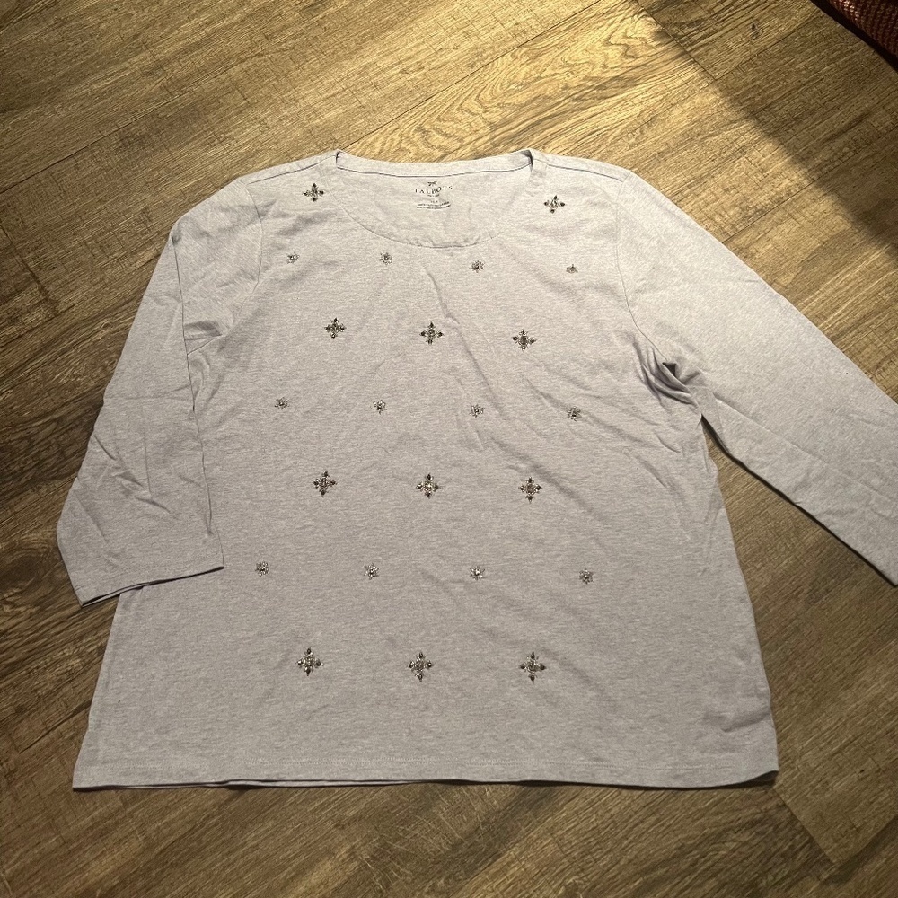 Talbots 3/4 sleeve blouse size XLP preloved